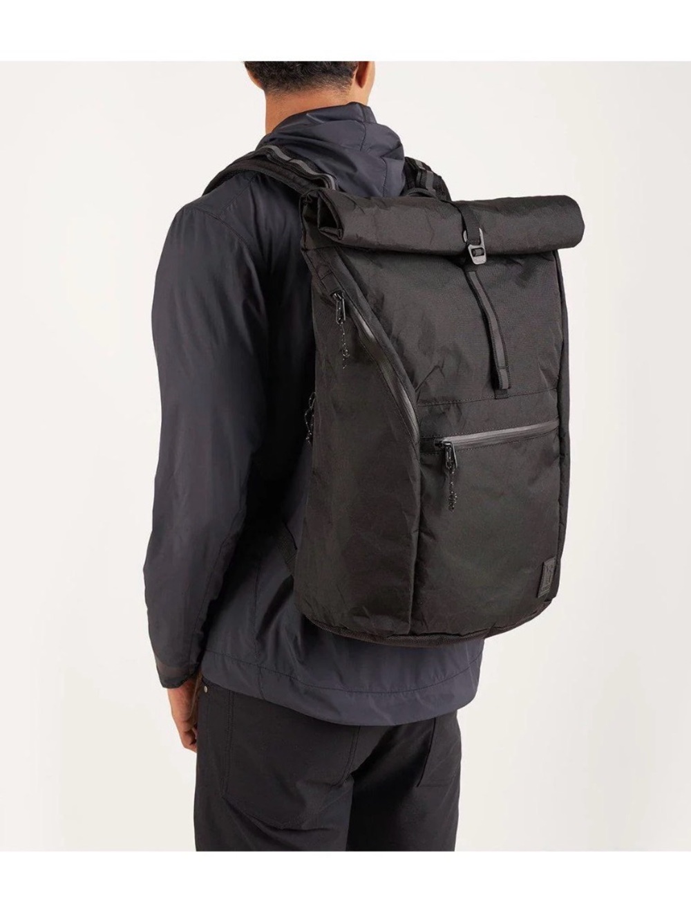Chrome industries Black Roll-Top Men's Backpack